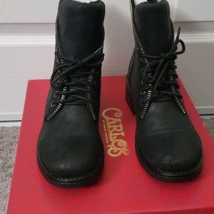 Carlos Santana Womens Boots Black size 8